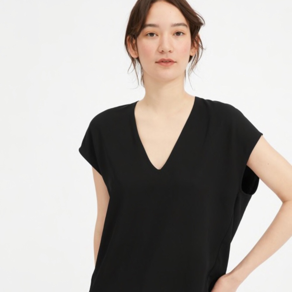 Everlane Go-weave V Neck Top